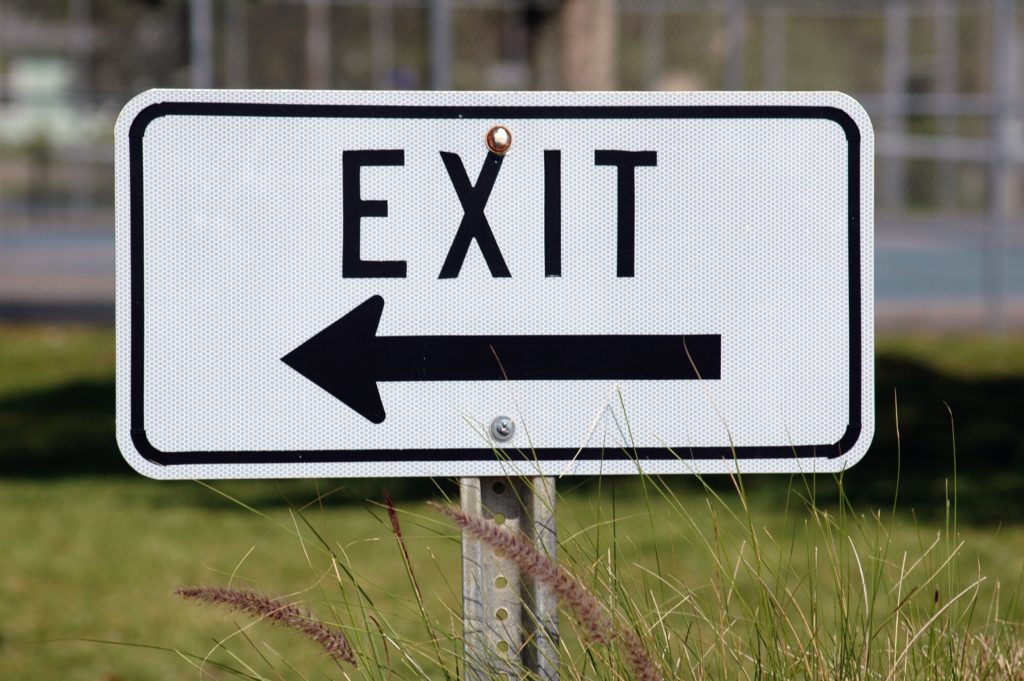 Exit Signpost